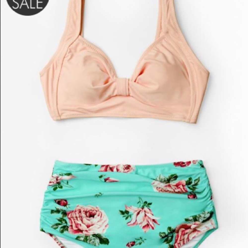 NWT Cupshe High-waisted Bikini Swimsuit